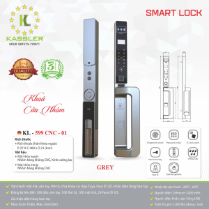 Khóa Cửa Nhôm Kassler KL-599 CNC-01